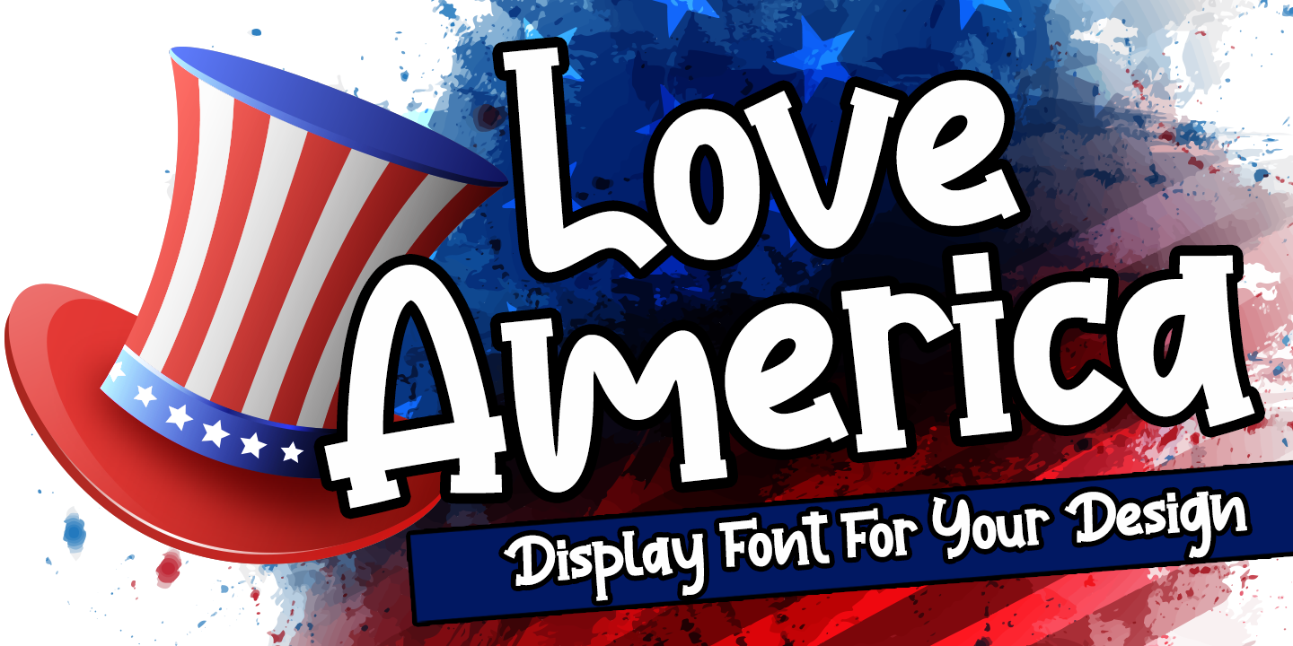 Love America Regular Font preview